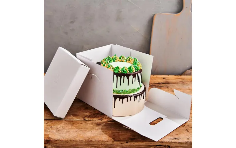 Funcakes Tortenbox weiss 52 x 52 x 70 cm