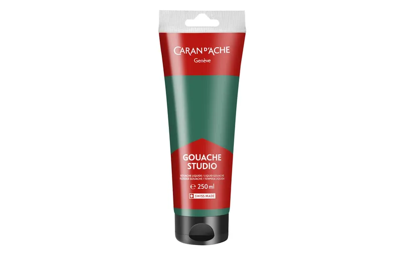 Caran d'Ache Wasserfarbe Gouache Studio 250 ml, Smaragdgrün