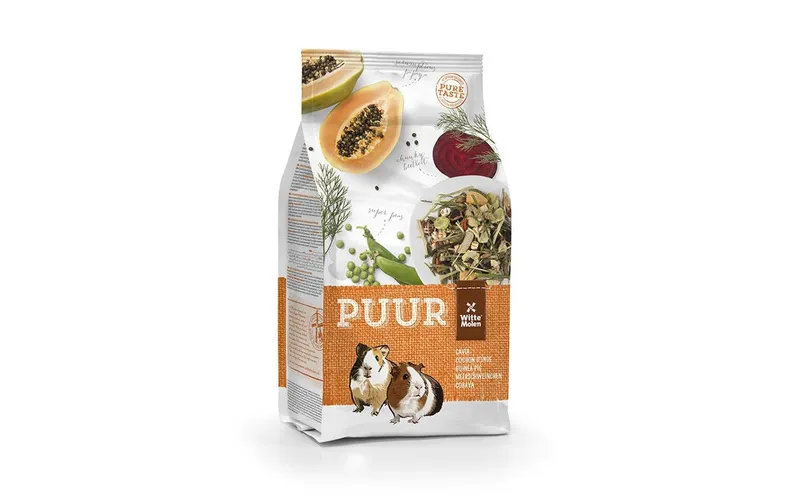 Witte Molen Hauptfutter Puur Gourmet-Müsli für Meerschweinchen, 700 g