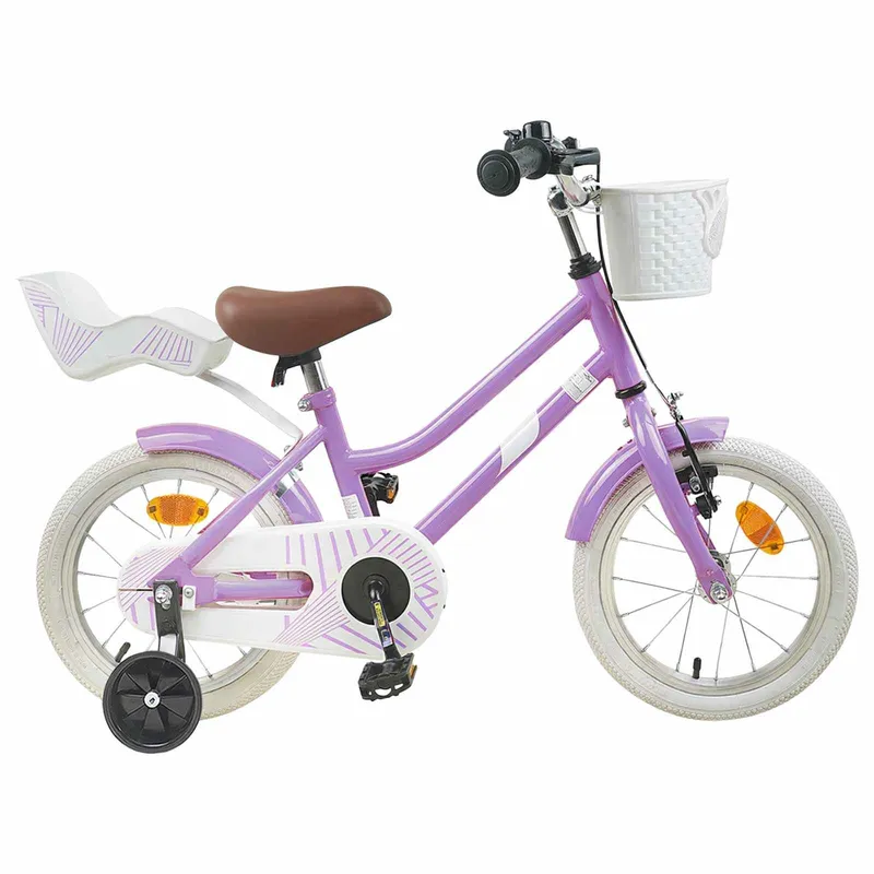 Kinderfahrrad 16 Zoll für 4-6 Jahre alt Lila