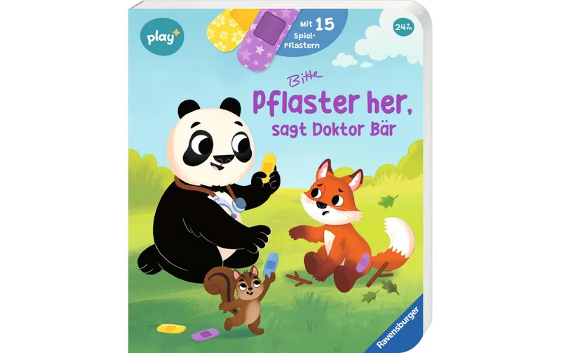 play+ Mein lustiges Spielbuch Pflaster her, sagt Doktor Bär