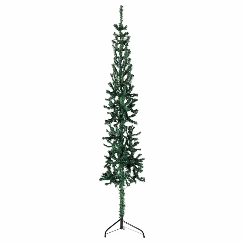 artificiale Halb-Weihnachtsbaum mit Ständer Schlank verde 150 cm