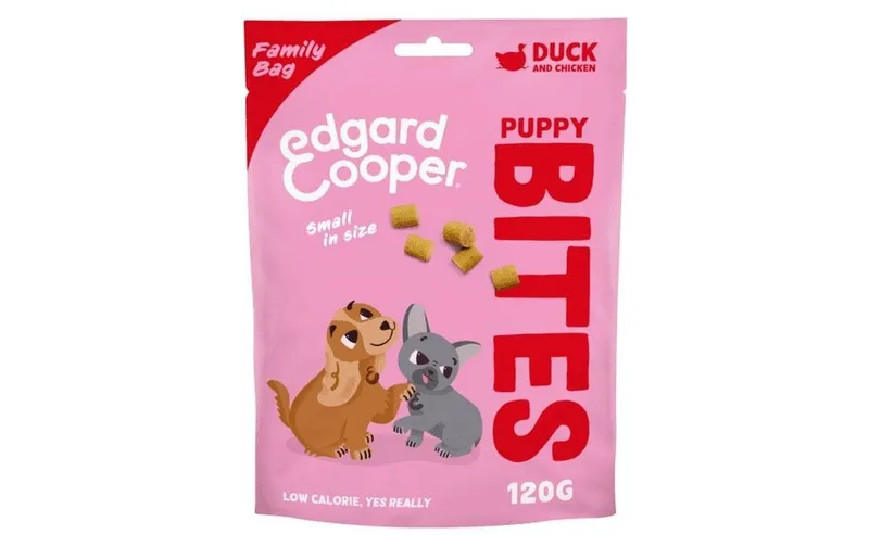 Edgard & Cooper Leckerli Puppy Bites Ente & Huhn, 120 g
