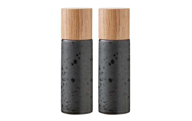 Bitz Salz- et Pfeffermühle 2 pièces, 16.7 cm, noir