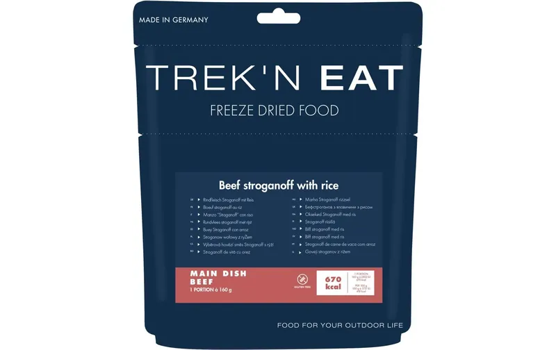 Trek 'N Eat Hauptgericht Rindfleisch Stroganoff avec Reis