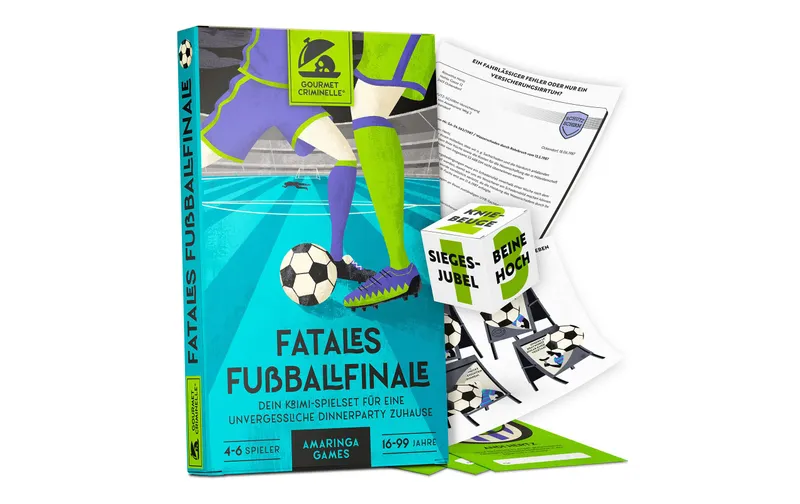 Gourmet Criminelle Partyspiel Fatales Fussballfinale