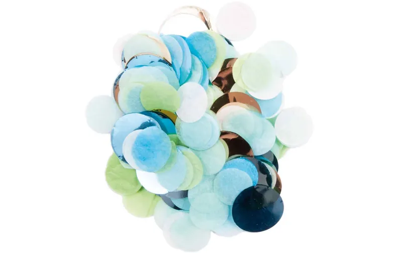 Rico Design Streudeko 20 g Konfetti, blue/green Mix
