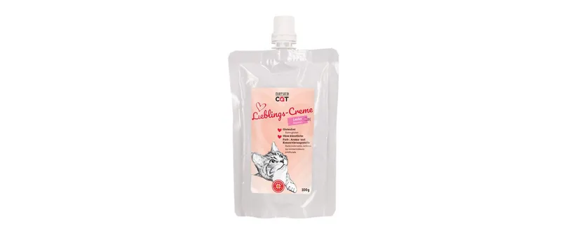 naturaCat Katzen-Snack Lieblingscreme Lachs, 100g