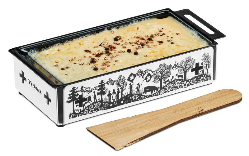 Trisa Teelicht-Raclette Kitchenette, noir/blanc