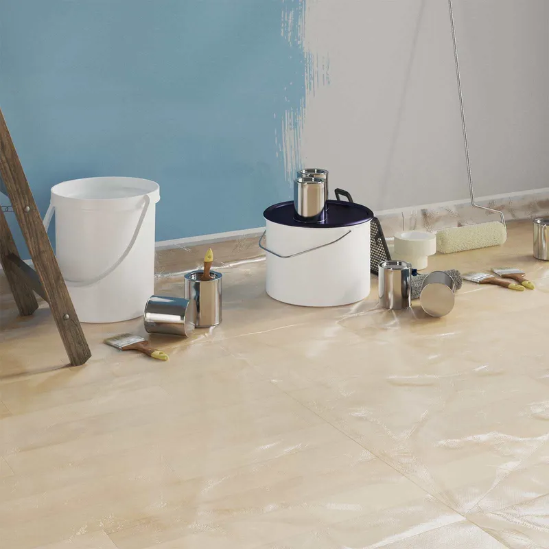 Drap d'aspiration avec ruban adhésif 6 pc Transparent HDPE