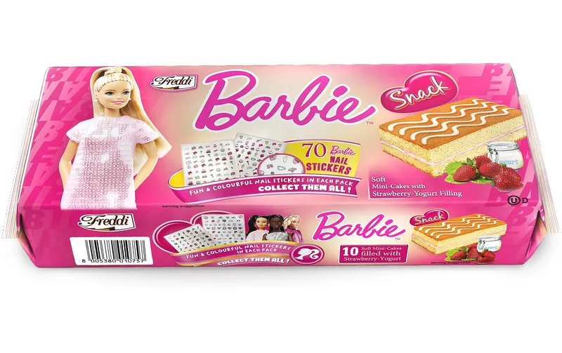 Freddi Barbie Snack Strawberry et Yoghurt 10 x 25 g