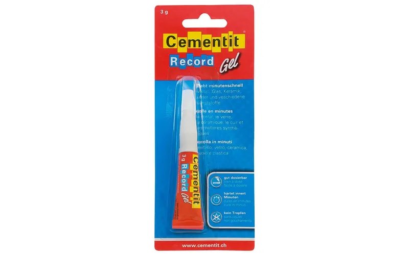 Cementit Alleskleber KlebRecord Gel 1 pièces, transparent