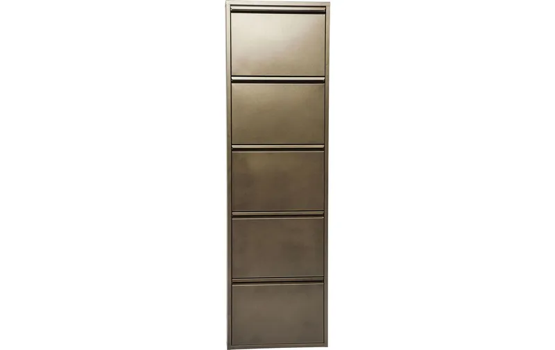 Kare Schuhschrank Caruso 5-er, 50 x 170 cm, brun