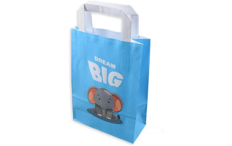 ELCO Geschenktüte Color Animal Elefant 18 x 8 x 26 cm, 50 Stück