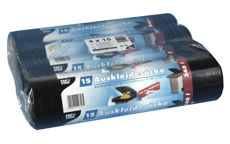 Weita Kehrichtsack Papstar 240 l, 60 pieces