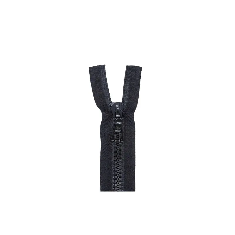 Riri Reissverschluss Decor 6E TB Länge 65 cm, Schwarz