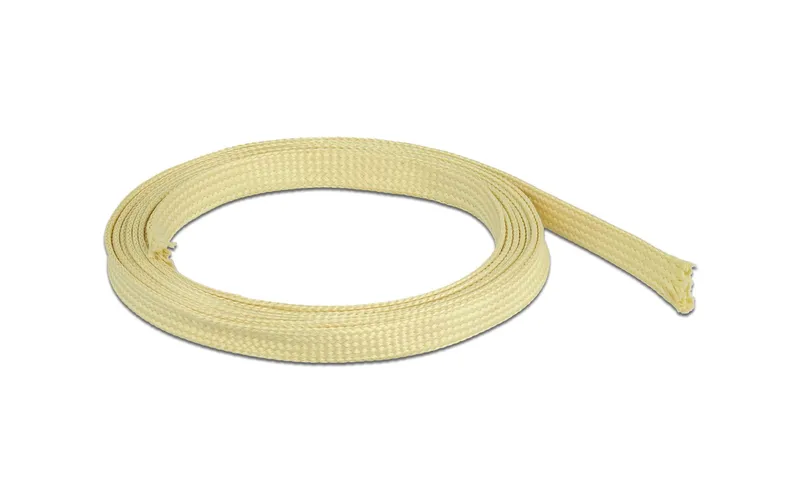 Delock Geflechtschlauch en Aramid Fasern 2 m x 10 mm jaune