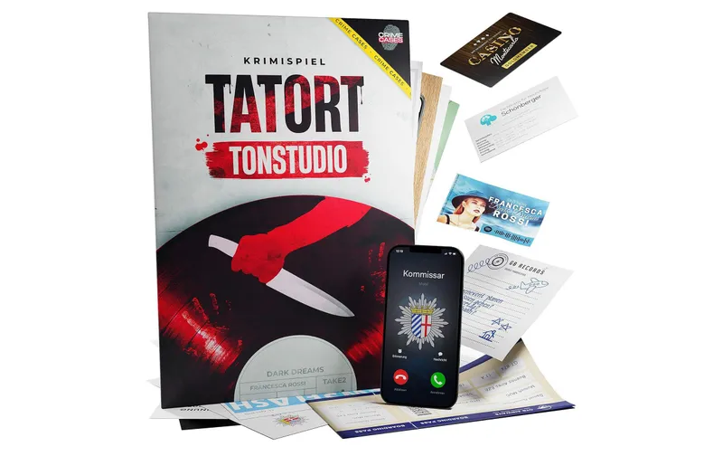 Crime Cases Partyspiel Tatort Tonstudio-DE