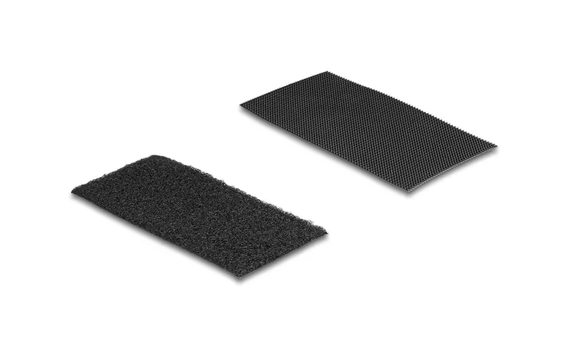 Delock Klettrechtecke nero 0.1 m x 50 mm, 10 pezzi