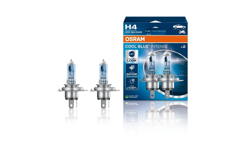 OSRAM H4 Cool Blue Intense Duobox 12 V 55W P43t PKW