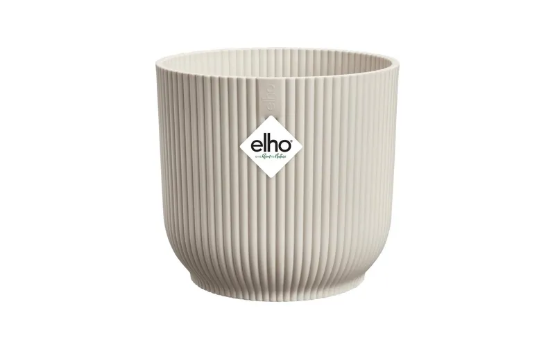 Elho Blumentopf Vibes Fold 3.6 l, Leinenweiss