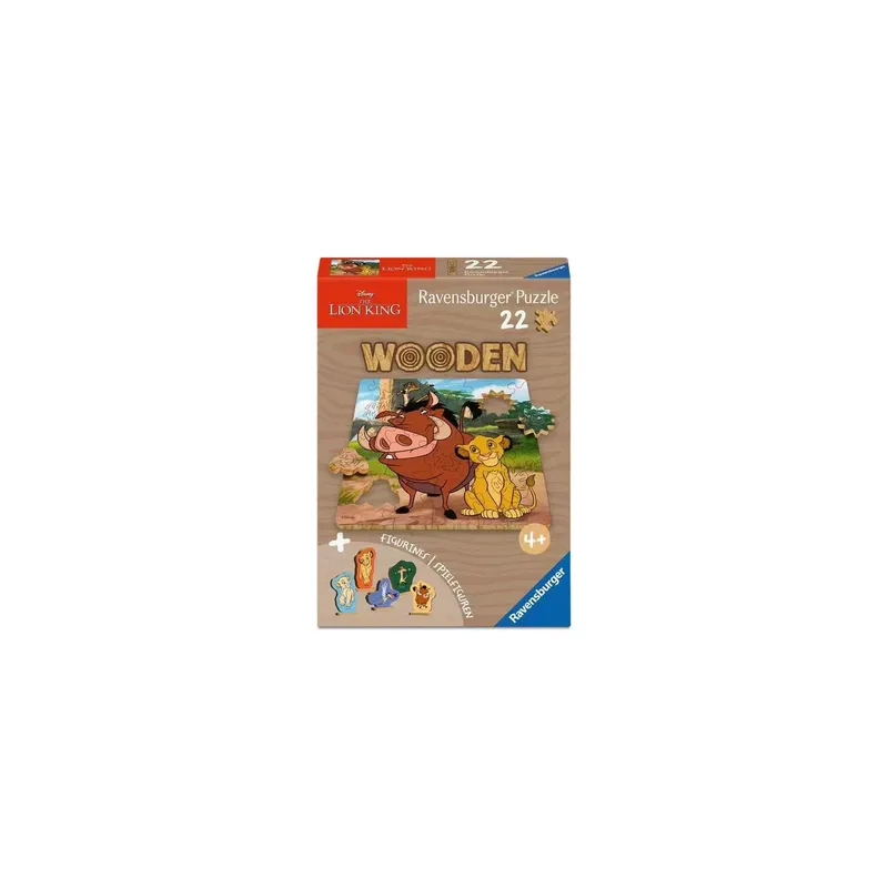 Ravensburger Puzzle Lion King Holz-Puzzle 22 Teile Holz 22 Teile