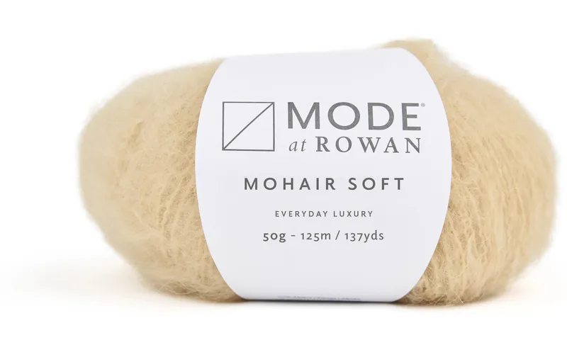 Mode at Rowan Wolle Mode Mohair Soft 50 g, 125 m, Beige