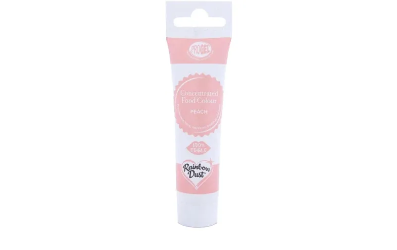 Rainbow Dust Lebensmittelfarben-Gel ProGel Pfirsich