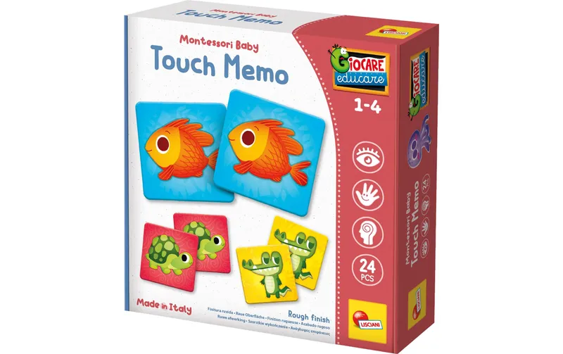 Lisciani Baby Touch Memo 12 coppie di immagini, 24 pezzi
