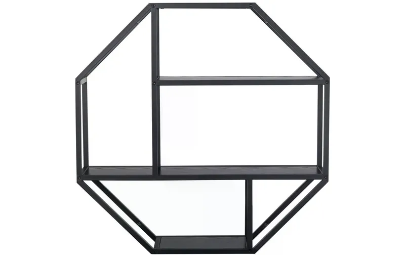 AC Design Wandregal Seaford 77 x 20 x 77 cm, black