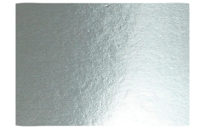 Creativ Company Metallicpapier A4, 280 g/m², Silber,10 Blatt