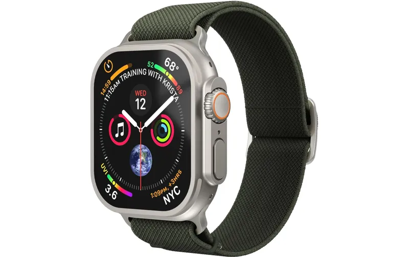 Vonmählen Armband Classic Nylon Loop Apple Watch 40/41/42 mm Olive