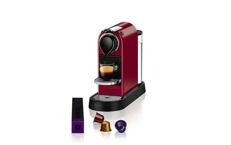 Krups Kaffeemaschine Nespresso CitiZ XN7415 rouge