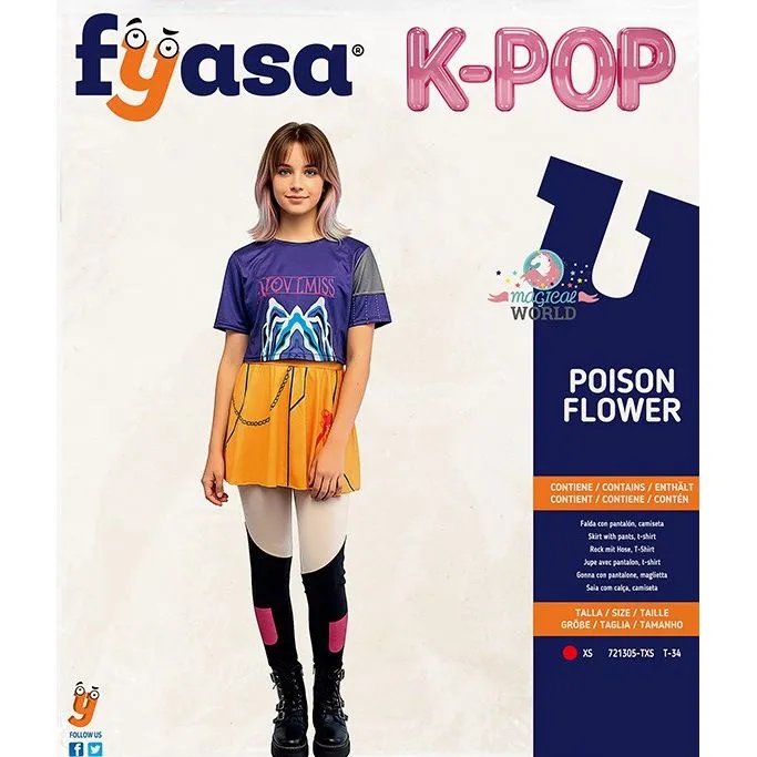 Kostüm Poison Flower K-Pop