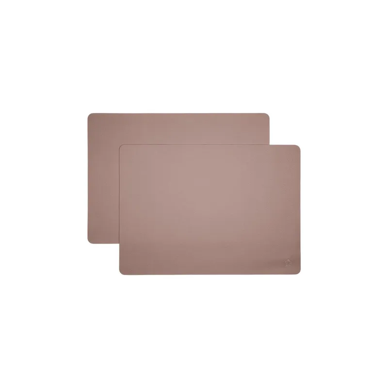 Pichler Tischset Jazz 2 pieces, 33 cm x 46 cm, Dunkelrosa