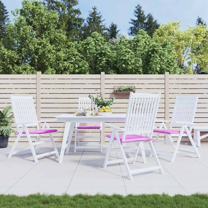 Gartenstuhl-Kissen 4 Stk. Rosa 50x50x3 cm tessuto