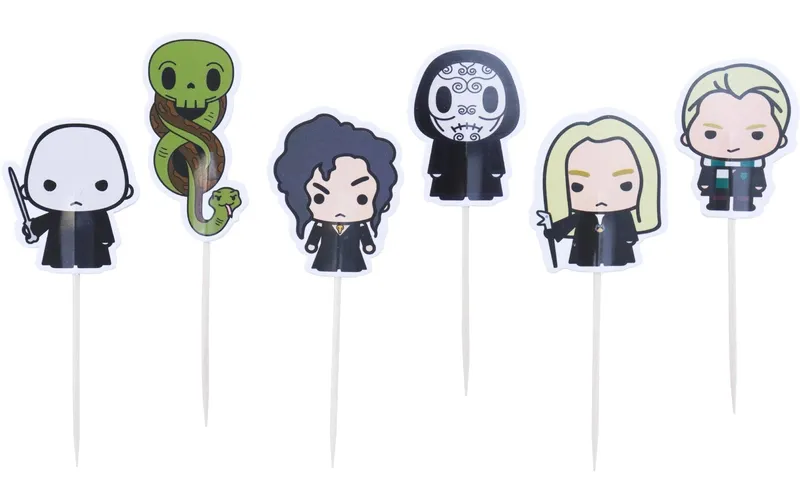 PME Harry Potter Cupcake Topper «The Dark Arts» 6 pièces