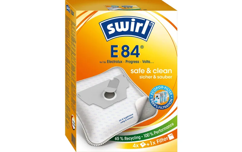 Swirl Staubfilterbeutel E 84 EcoPor 4 pièces
