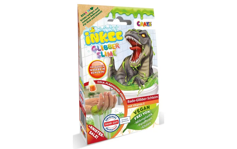 Craze Badespass Inkee Bade-Glibber-Schleim Dinorex 1 pieces