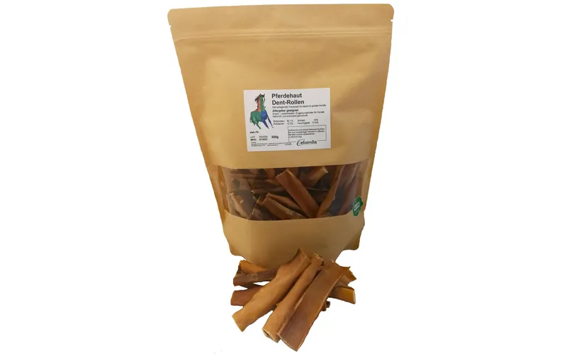 essendia Kausnack Pferdehautdent, 300 g