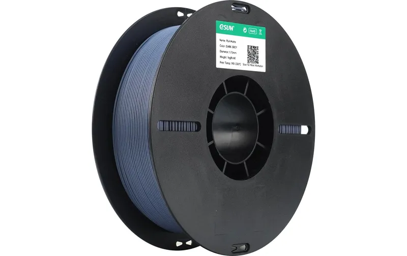 eSun Filament eSun, Filament , PLA MT175, Dunkelgrau 1.75 mm 1 kg