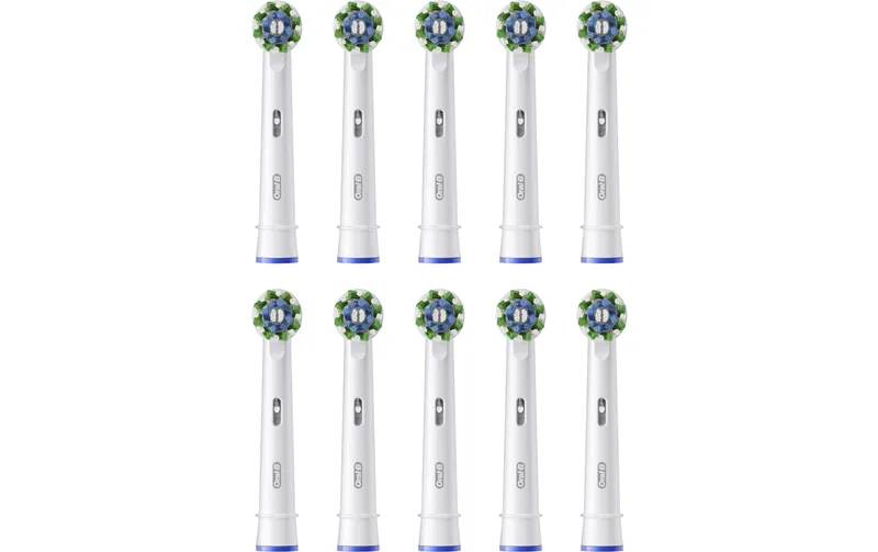 Oral-B Zahnbürstenkopf CrossAction 10 pezzi, bianco