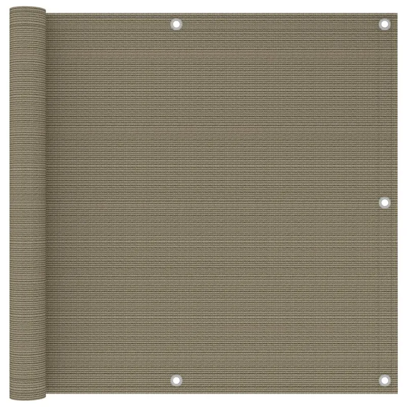 Balkon-frangivista Taupe 90x300 cm HDPE
