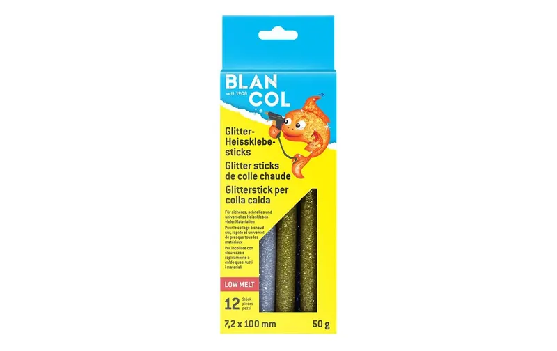 Blancol Klebestick-Set Kids 12 pieces, transparent