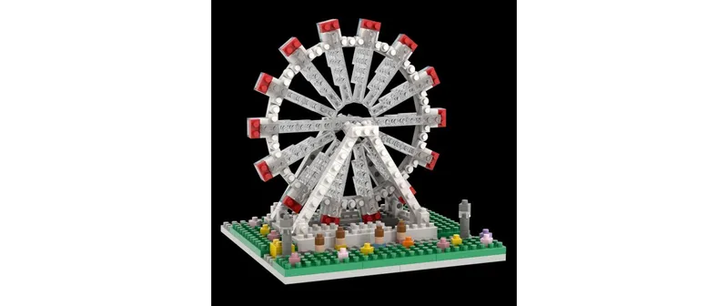 BRIXIES Bausteinmodell Riesenrad Wien in 321 Bausteinen