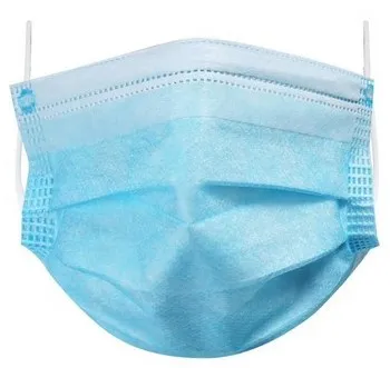 Hygienemaske 3-lagig blau
