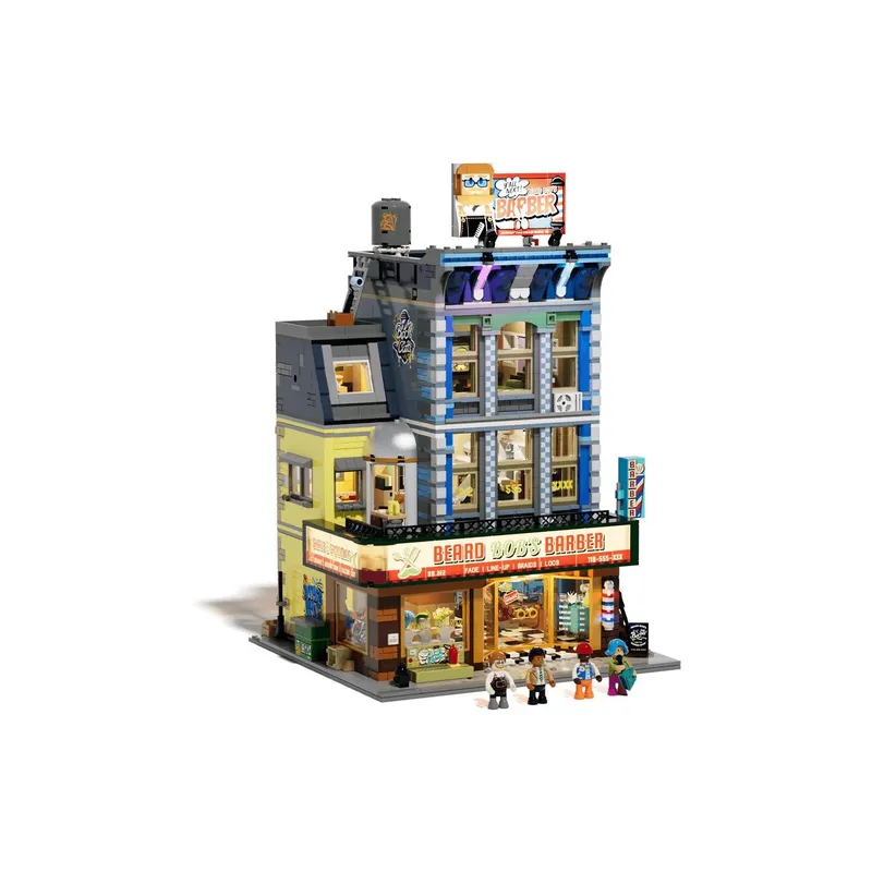 Lumibricks Barbershop with LED