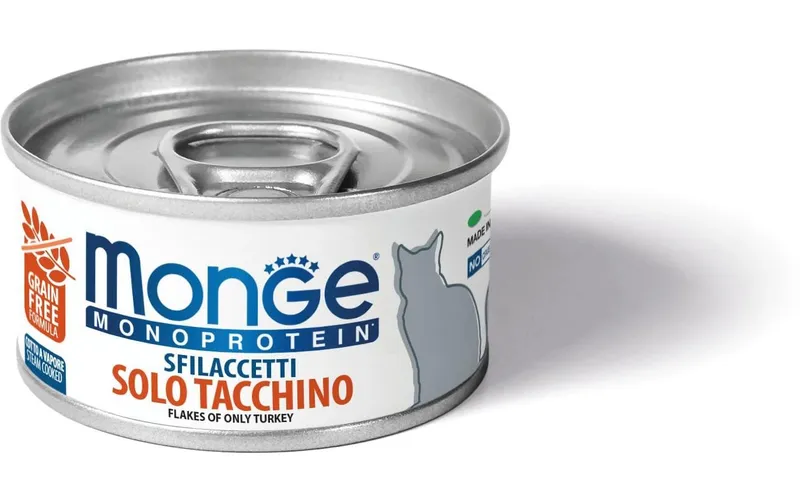 Monge Nassfutter Katze Monoprotein Truthahn 80g