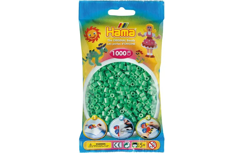 Hama Bügelperlen midi 1000 Stk. vert/Hellgrün