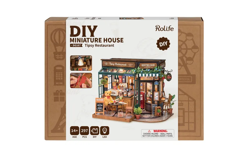 Rolife Bausatz Tipsy Restaurant 297-teilig